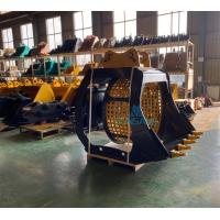 China 36T Rotating Screening Bucket Excavator Crusher Bucket 36 Tonne on sale
