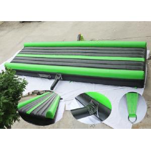 China Commercial Inflatable Gymnastics Equipment Tumble Track Trampoline / Mat For Exercise supplier