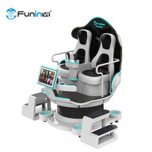 China Multiplayer 9D Virtual Reality Cinema 2 Player 9D Vr Egg Chair supplier
