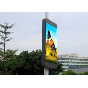 P6 Light Pole Led Display Outdoor Advertising LED Display Banner Wireless