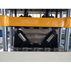 China Manual Decoiler K Span Roll Forming Machine For Roofing Building Single Chain supplier