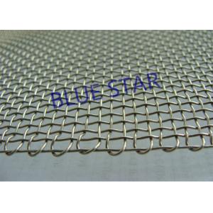China Embossing Edge Double Locked Crimped Wire Mesh , Galvanized Steel Hardware Cloth For Construction supplier