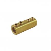 China No Leakages Brass Water Manifold 1/4'' 6 Way Manifold Corrosion Preventive on sale