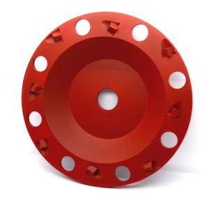 China PCD invertido Diamond Pcd Grinding Wheel With policristalino segmenta para a remoção concreta dos revestimentos do assoalho supplier