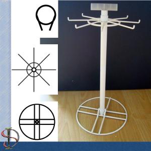 China One rotor Display Rack on table / Metal Hooks Display Stand / Rotating Countertop Rack / Spinner supplier