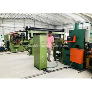 China cadena de producción neta de Gabion de la anchura de 4300m m control del PLC con los sistemas eléctricos wholesale