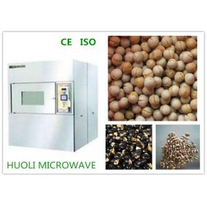 Power 10KW Cabinet Microwave Vacuum Drying Equipment For Beans Puffing Bean Product
