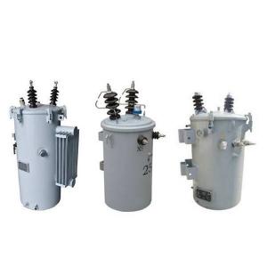 Pole-mounted single phase transformer oil immersed