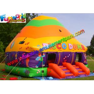 China Crazy Disco Dome Commercial Bouncy Castles For Music Dance supplier