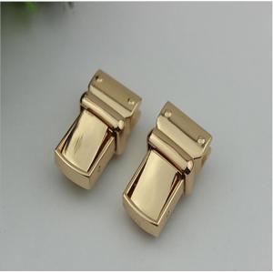 Fashion bag make accessories light gold metal press locks for handbags