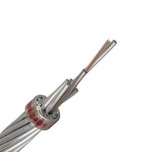 China 2210 kN Stainless Steel Antenna OPGW Outdoor Single-Mode Optical Cable 24 48 96 Core supplier