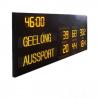 China Outdoor Led AFL Electronic Scoreboard With Time Function In Yellow Color wholesale