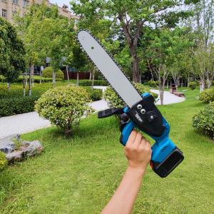 650w Cordless Handheld Mini Chainsaw 12in 21v Handheld Battery Operated Chainsaw