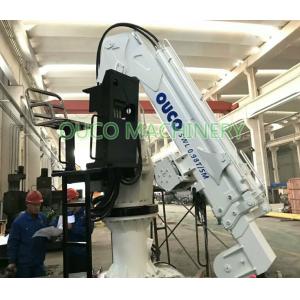 Steel Knuckle Boom Crane Adjustable Jib Crane Robust Design With Hydraulic System