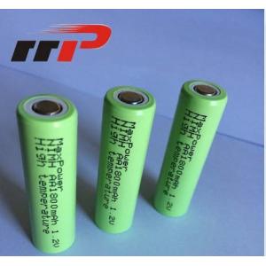 High Drain Rechargeable NIMH Batteries Flat Top 1.2V High Teerature