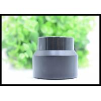 China 30g Black Frost Cream Jar Face Gel Glass Bottles Black Lids White Seal on sale