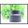 30g Black Frost Cream Jar Face Gel Glass Bottles Black Lids White Seal
