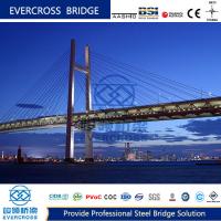 China Modular Steel Cable Stayed Bridges Permanent Rigid Frame Large Span on sale
