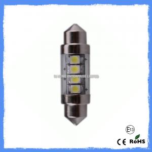 Slim SMD 3528 10LM Led License Plate Bulbs 36 / 39 / 41 / 44 mm Length