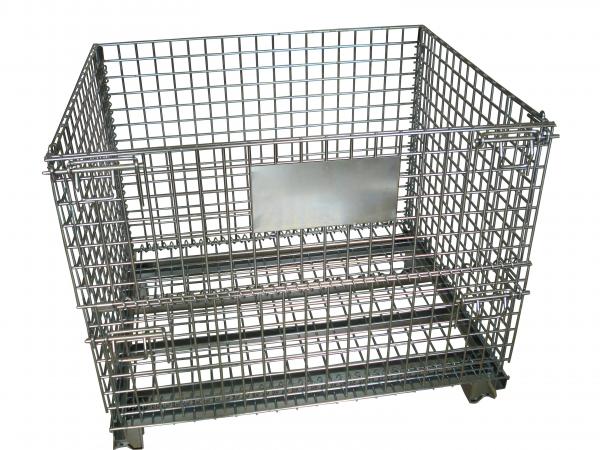 steel warehoue storage wire mesh cage