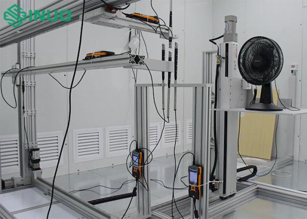Computer Control Energy Efficiency Lab IEC 60879-2019 Electric Table / Floor Fans Test Chamber
