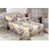 China Microfiber Printed Queen Size Bed Quilts , Optional Colors Bed Cover Sets wholesale