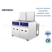 China Double Tank 3000W Heating Power Ultrasonic Cleaning Machine for Efficient Cleaning Process on sale