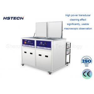 Double Tank 3000W Heating Power Ultrasonic Cleaning Machine for Efficient Cleaning Process