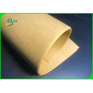 40gr - 70gr Natural Clean Yellow Kraft Paper Roll For Food Packing Bag