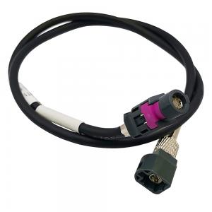 China GPS Bluetooth HSD Pigtail Coaxial Cable , 4 Pin LVDS FAKRA Coaxial Cable Assemblies supplier