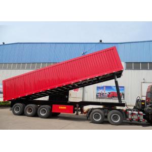 High Efficiency 3X16 TONS Semi Tipper Trailer Dump Truck For Mining Industry