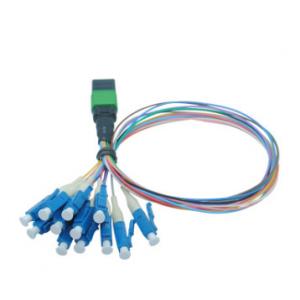 SM 1M Optic MPO To LC Patch Cord Cable 12 Core 0.9mm