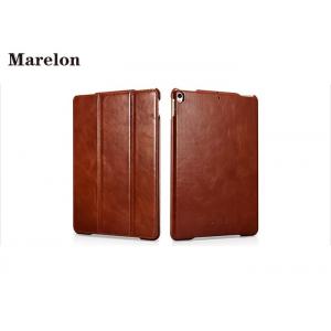 Classical Genuine Leather Ipad Air Case / Ipad Pro Case Protect Tablet Against Dirt