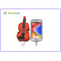 China PVC Unique Guitar Mobile Battery Backup Charger Universal USB Compact on sale