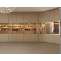 China Fashion Boutique Jewellery Display Showcase Curved Shape Jewelry Display Cabinet on sale