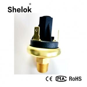 China Oil  24V adjustable air water steam oil pressure switch for water pump supplier