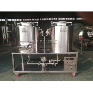China Electrical Heating 100L Micro Beer Brewing Equipment For Home Brewing Simple Machine supplier