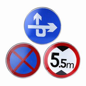 OEM Mandatory Reflective Traffic Signs Speed Limit For Road Safety Warning