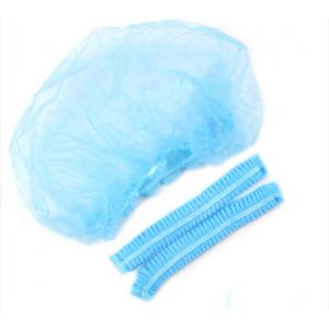 OEM Disposable Non Woven Cap With Single Elastic 18" 21" 24" Size