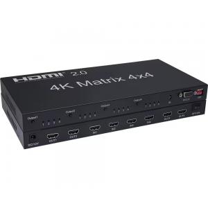 Professional Audio Video Multiple Control Methods 4K 2x2 HDMI Switcher Video Wall Processor Controlle