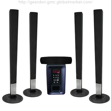 China 5.1 speaker sound box with USB/SD/FM/remote control function wholesale