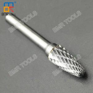 China F type Arch Ball Nose Shape tungsten carbide burrs for metal finishing and milling supplier