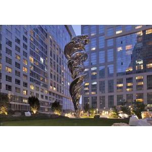 China Polished Stainless Steel Sculpture Venus 28 Meter Height For Plaza Decoration supplier