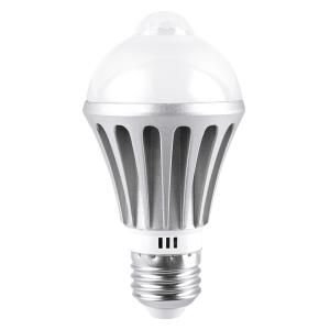 Home E27 B22 Motion Sensor Bulb With Casting Aluminum Housing