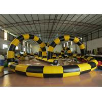 China Zorb Ball Inflatable Quad Track , Customized Kids Toy Cars Blow Up Race Track on sale