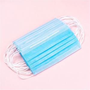 Light Weight Disposable Mouth Mask , Breathable 3 Ply Earloop Face Mask