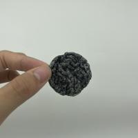 China Nutrient Rich Fusion Black Rice Crackers Crunchy Crispy Round Shaped on sale