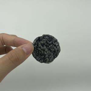 China Nutrient Rich Fusion Black Rice Crackers Crunchy Crispy Round Shaped supplier
