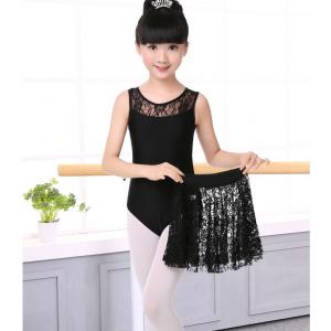 China New Children Latin Dance Dress Long Sleeve Lace Sequin Kids Latin Dresses Girls Stage Performance supplier