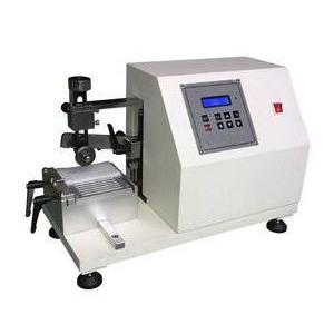 China ISO20344.6.1 Textile Testing Equipment Single Phase Glove Cut Resistance Tester 35 Degree Angle supplier